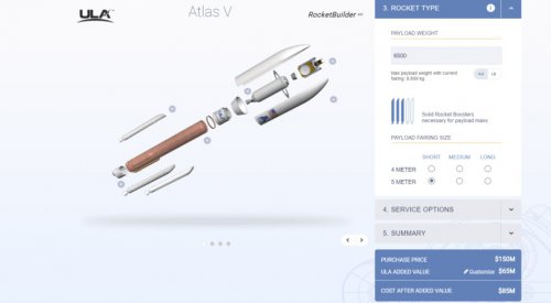 ULA debuts online pricing tool for Atlas launches