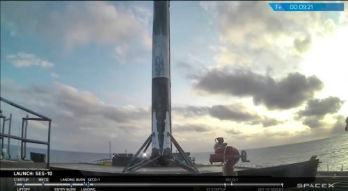 SpaceX demonstrates rocket reusability with SES-10 launch and booster landing