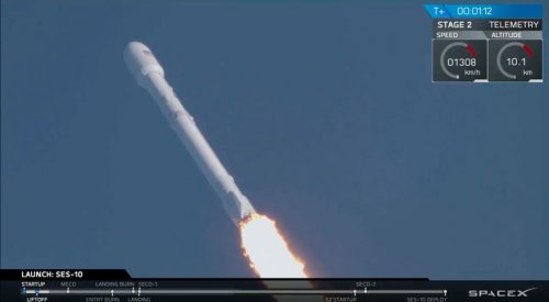 SpaceX demonstrates rocket reusability with SES-10 launch and booster landing