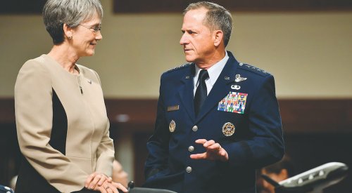 Air Force Sec. Wilson makes new space leadership position official