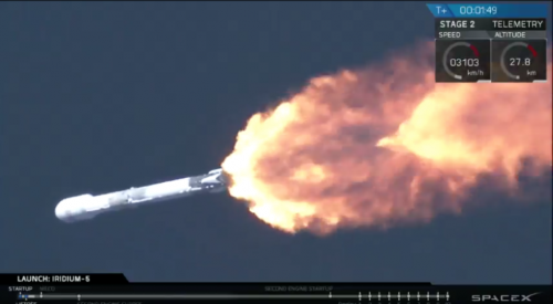 Falcon 9 deploys Iridium satellites after SpaceX ends video citing NOAA’s orders