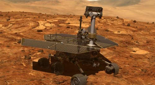 Mars rover Opportunity weathering major dust storm