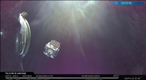 SpaceX launches Telstar 19 Vantage for Telesat