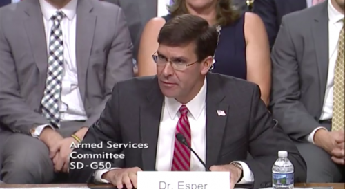 Defense nominee Mark Esper calls on Congress to provide ‘necessary resources’ to stand up Space Force