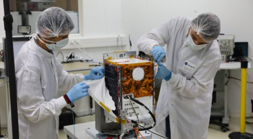 French component suppliers demo constellation hardware with ANGELS cubesat