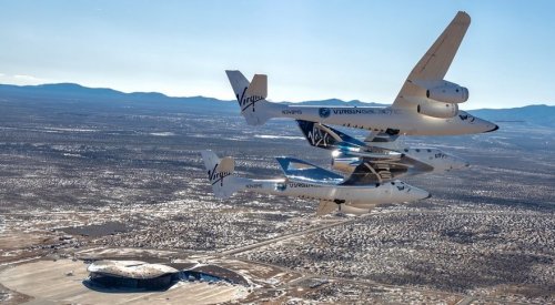 Virgin Galactic’s SpaceShipTwo arrives in New Mexico