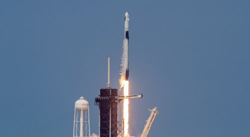 Crew Dragon in orbit after historic launch