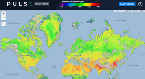 GHGSat Unveils Free Global Methane Map