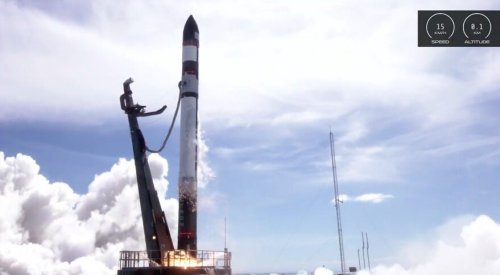 Rocket Lab launches Electron in test of booster recovery